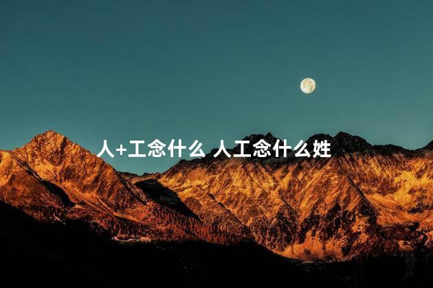 人+工念什么 人工念什么姓